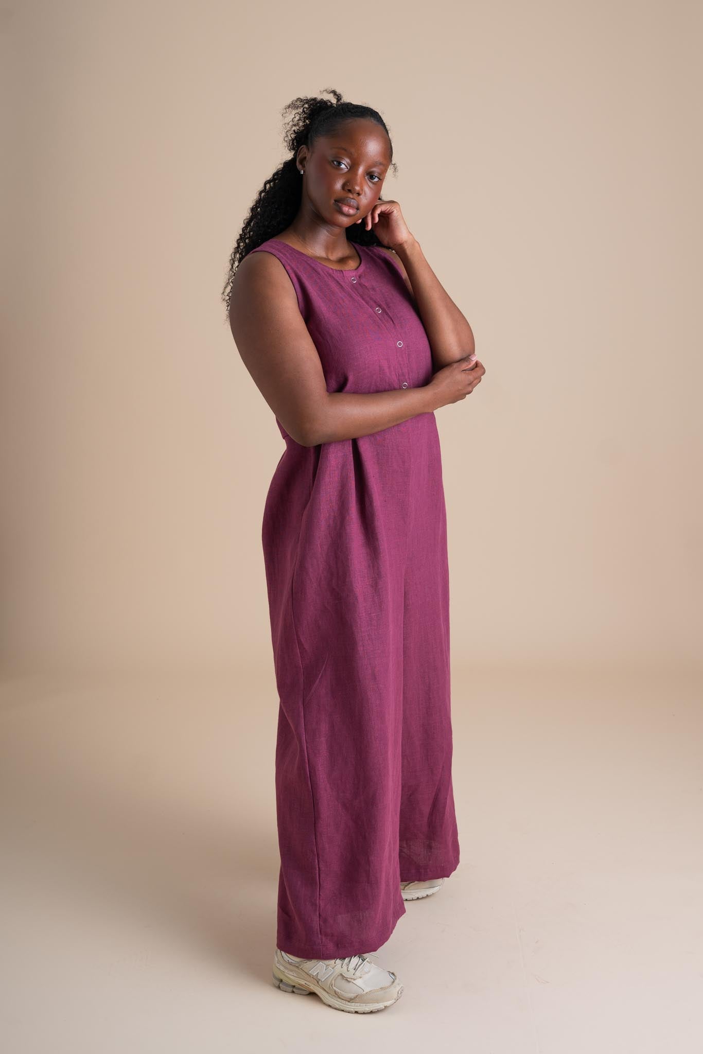 Terrace Jumpsuit in Orchid