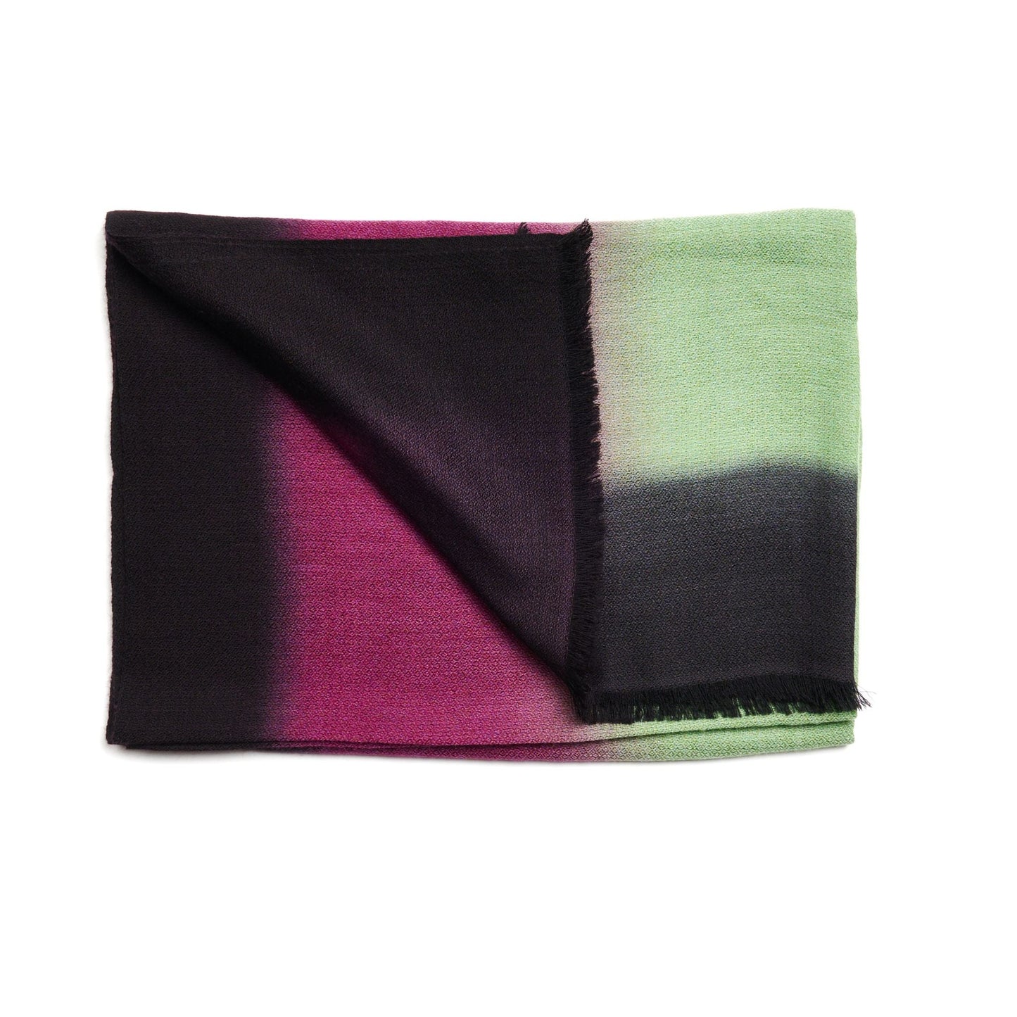 Iris Haze Cashmere Merino Handloom Scarf
