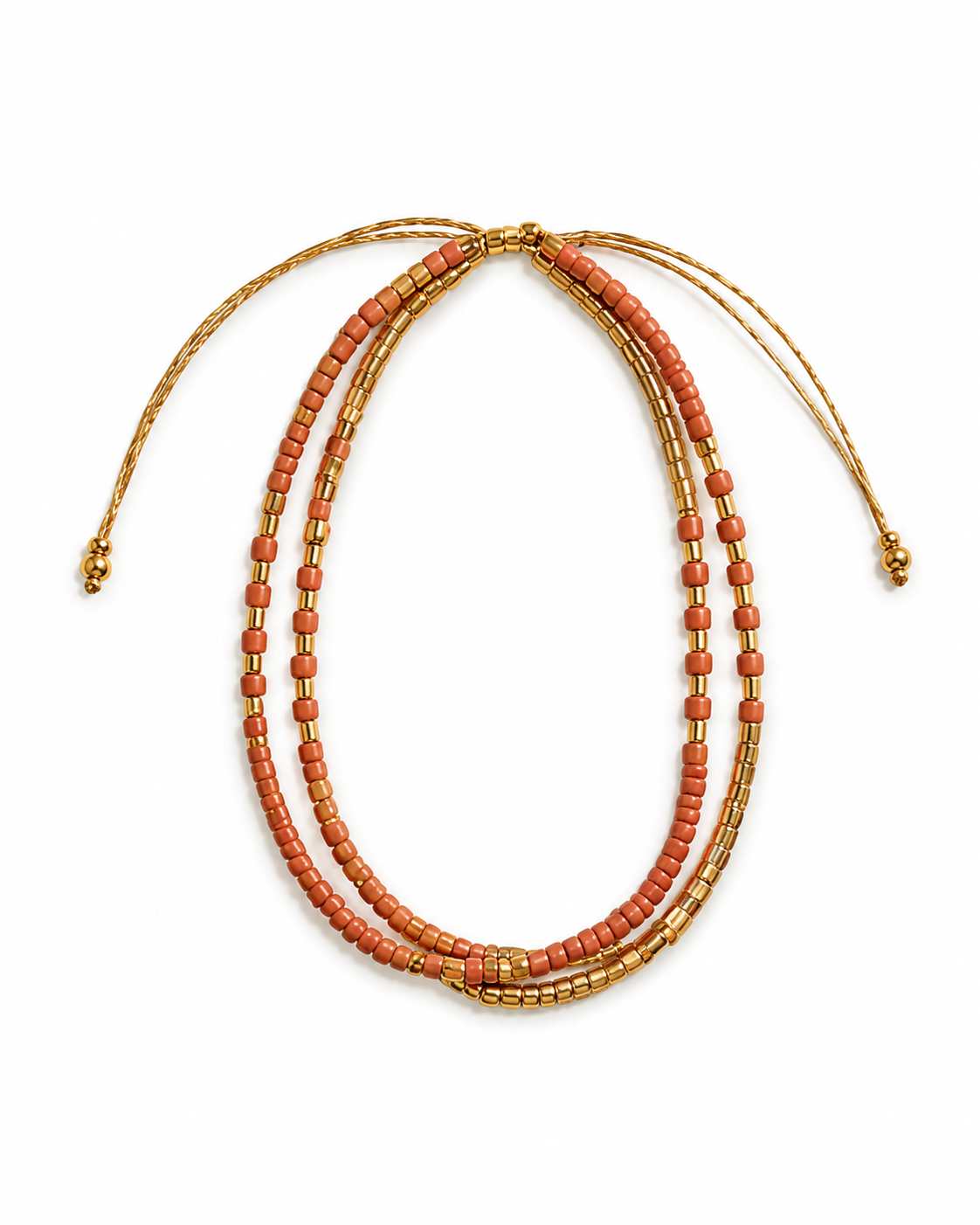Golden Beaded Bracelet