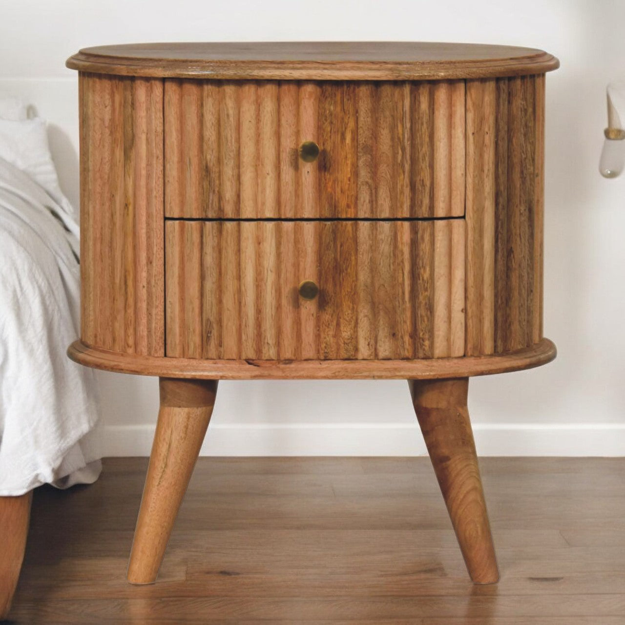 Solid Wood Soba Nordic Bedside Table