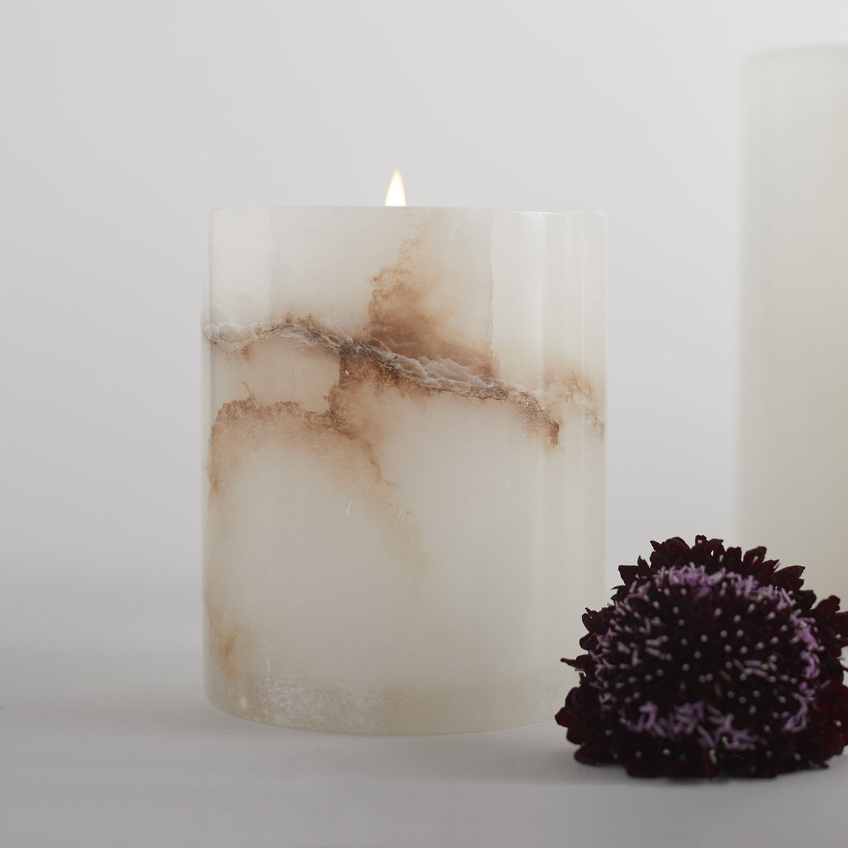 Santo Alabaster Short Votive