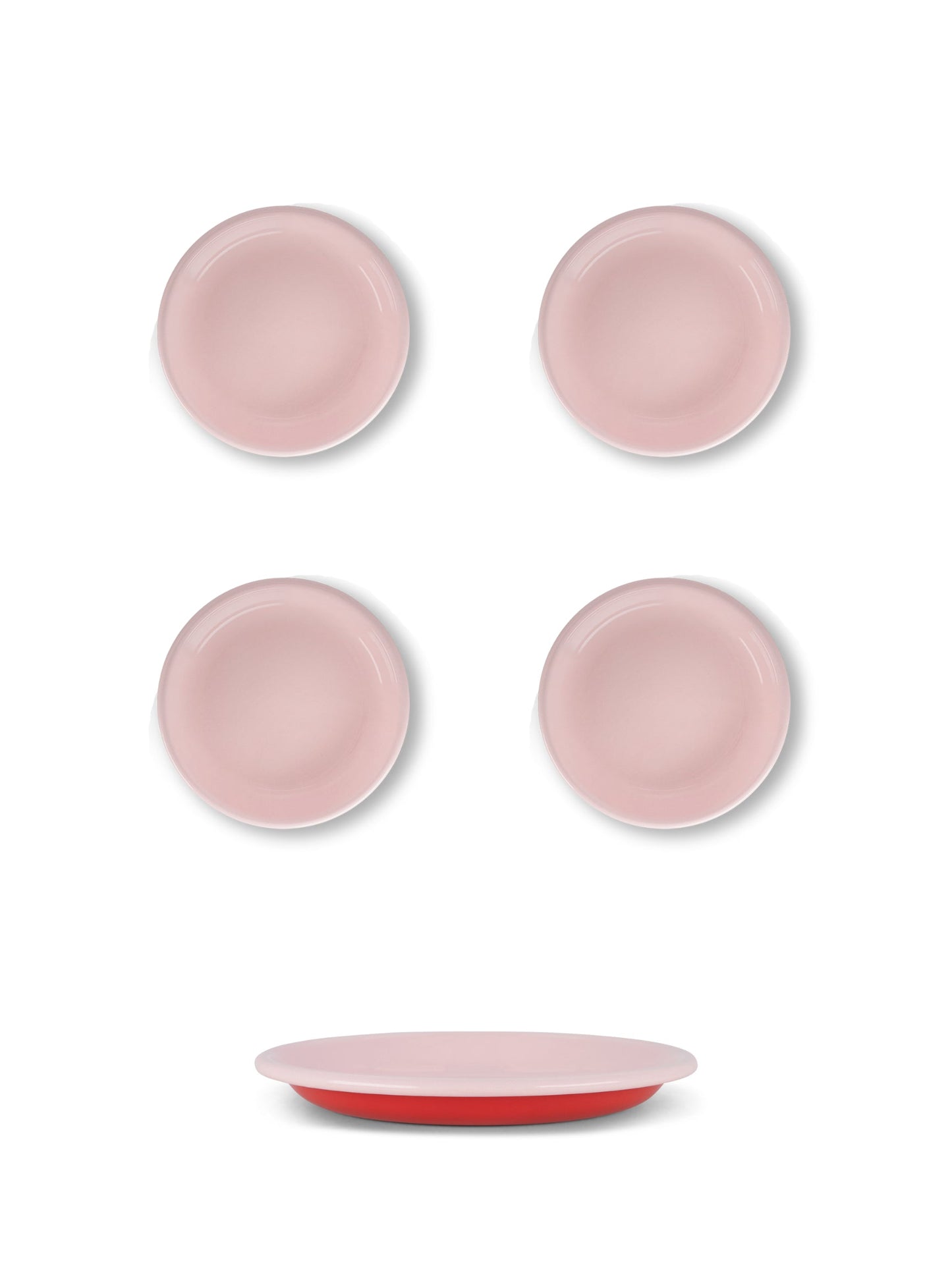 S/4 Enamel Side plate - Two Tone