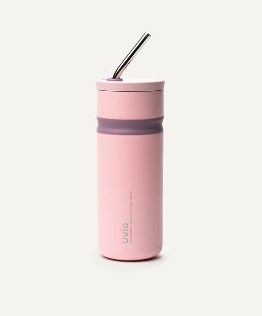 Uvio Self-Purifying Water Bottle - April Blush