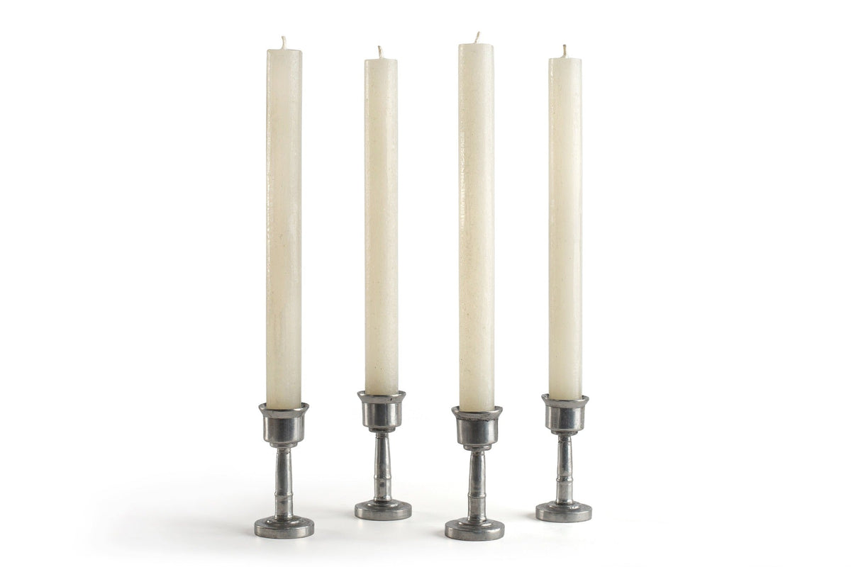 Luma Afrika Frosted 9" Tapers - Cream - 4 Pack