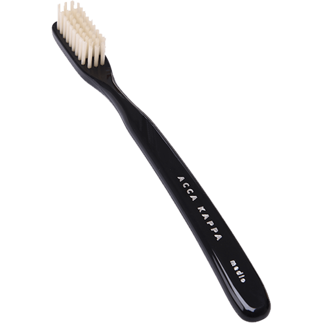 Acca Kappa Vintage Collection Toothbrush Medium Nylon - Black