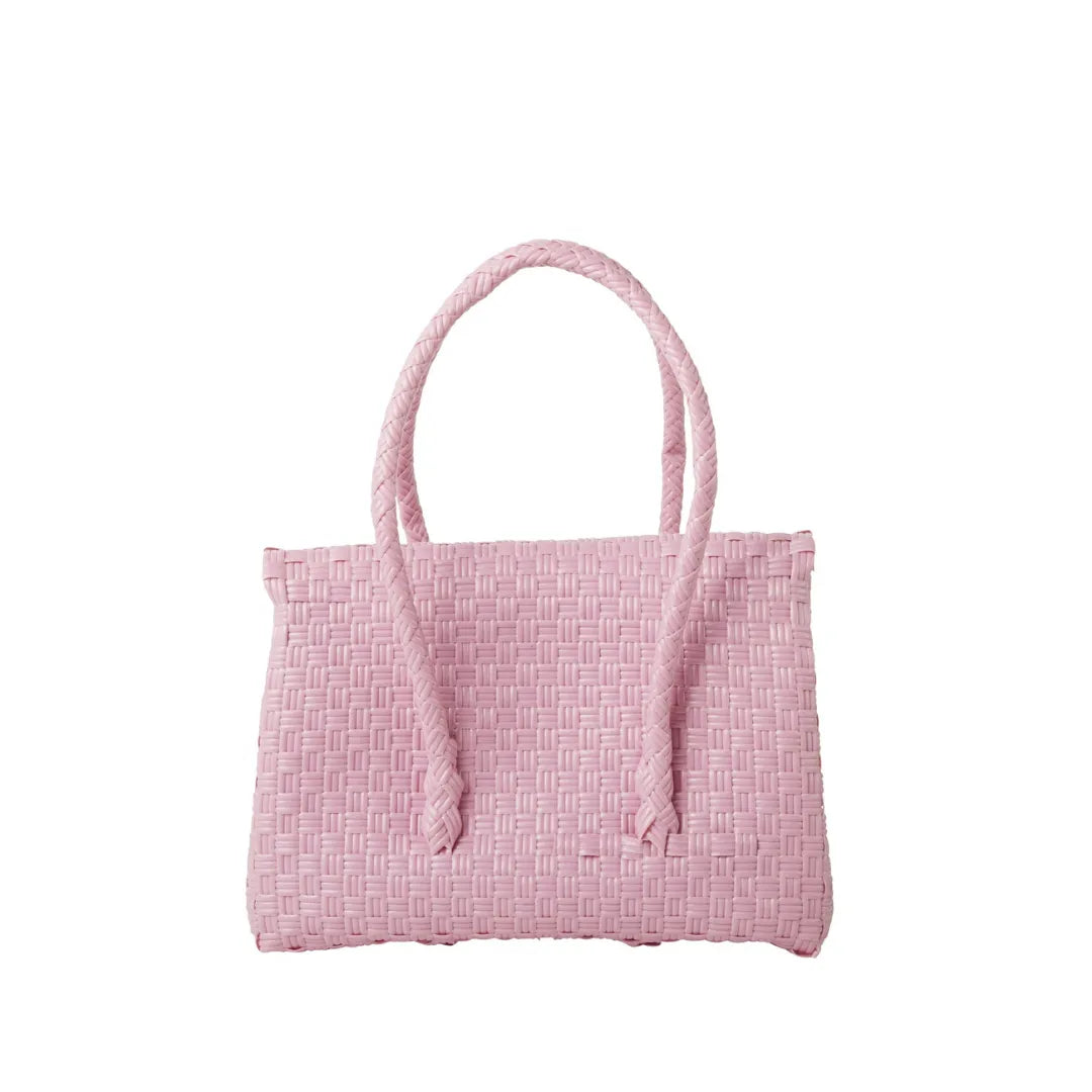 Mini Kelly Handwoven Handbag · Recycled Plastic