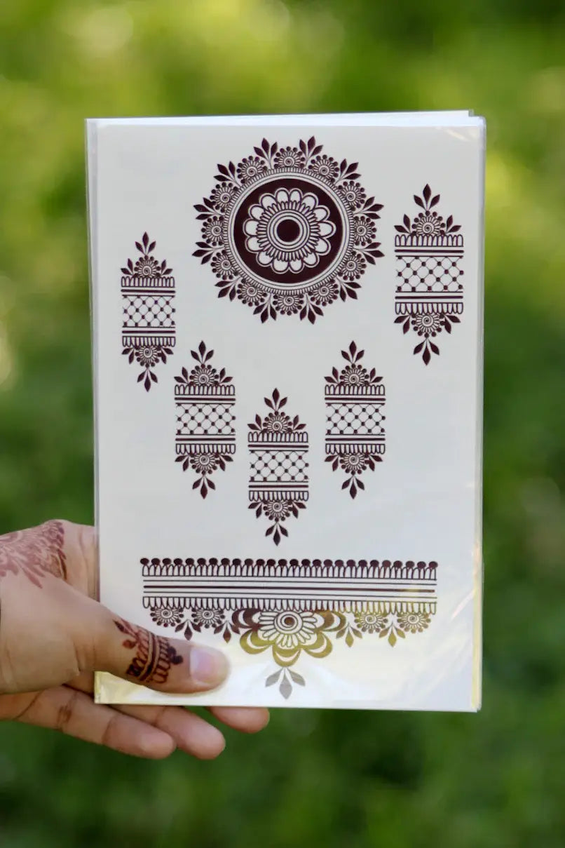 Mehrunisa Henna Inspired Temporary Tattoos
