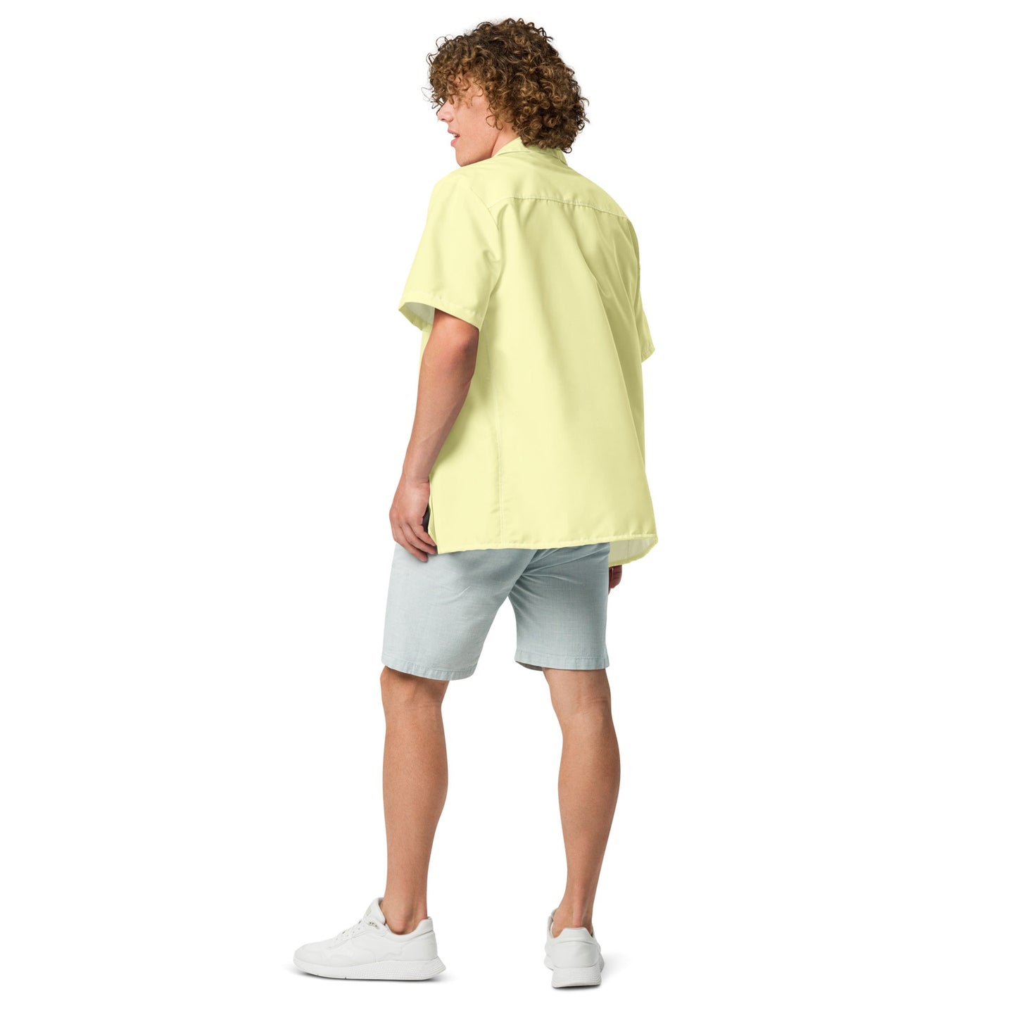 Labelless Butter Yellow Button Down Camp Shirt
