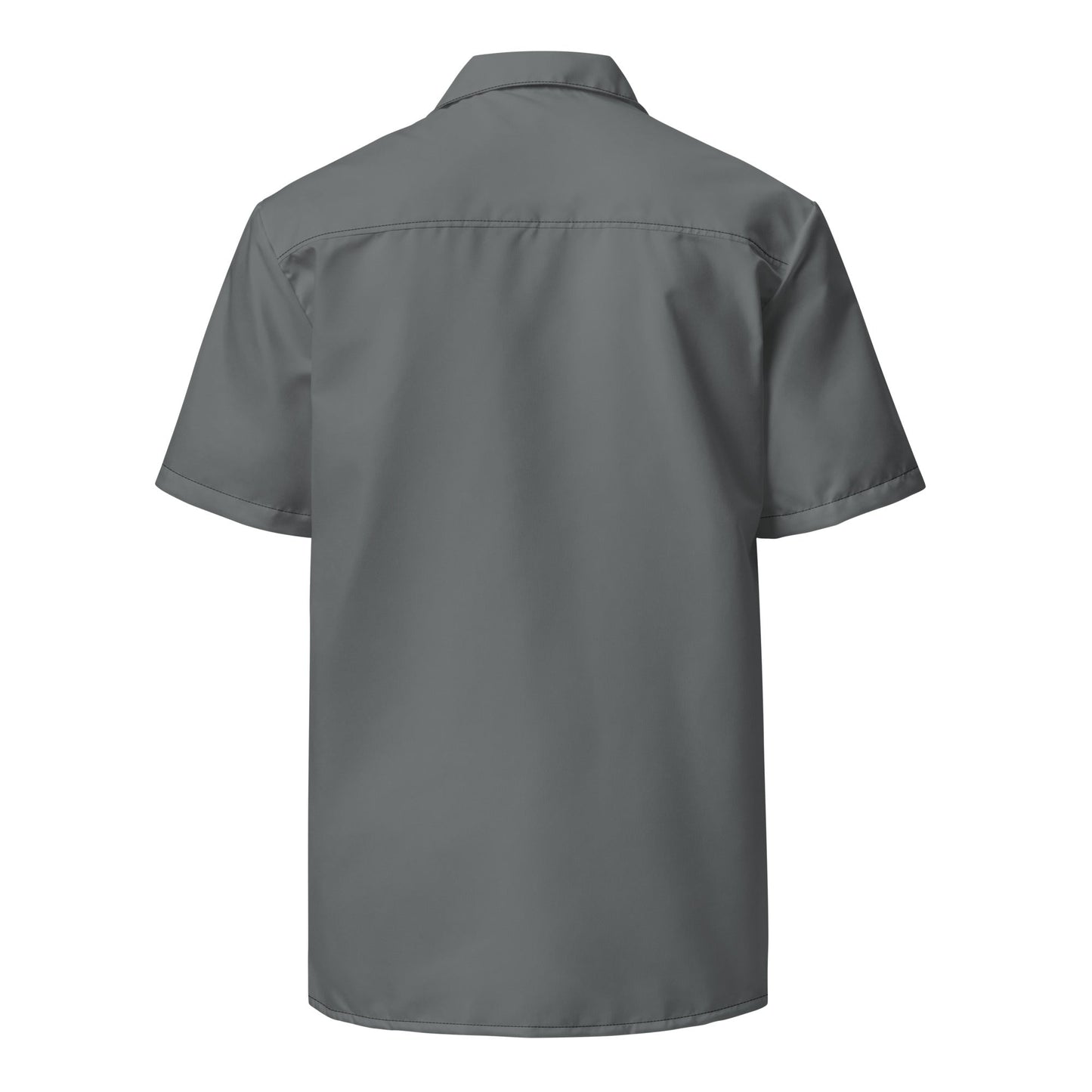 Labelless Shadow Grey Button Down Camp Shirt