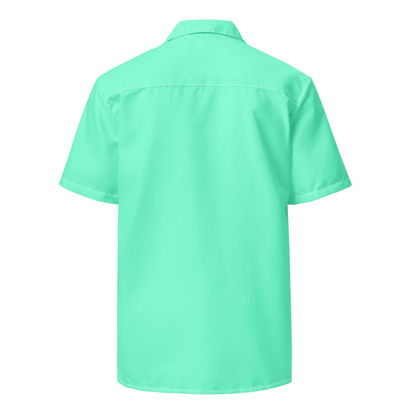 Labelless Aqua Sky Button Down Camp Shirt