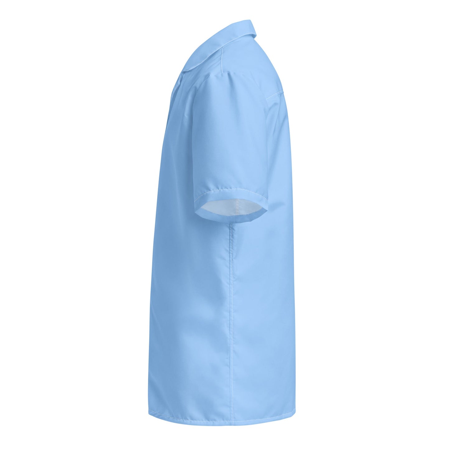 Labelless Island Sky Blue Button Down Camp Shirt