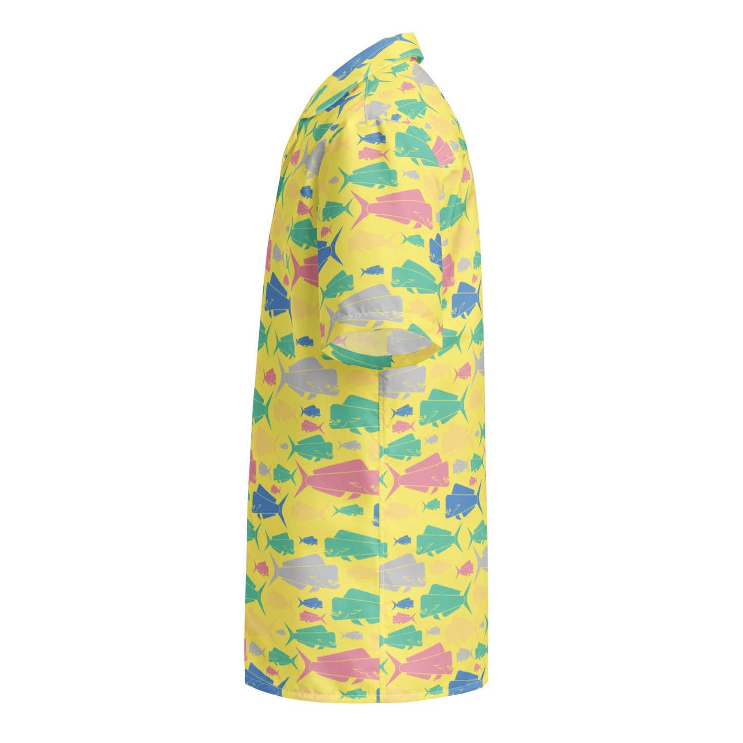 Dorado Fish Island Button Down Hawaiian Shirt