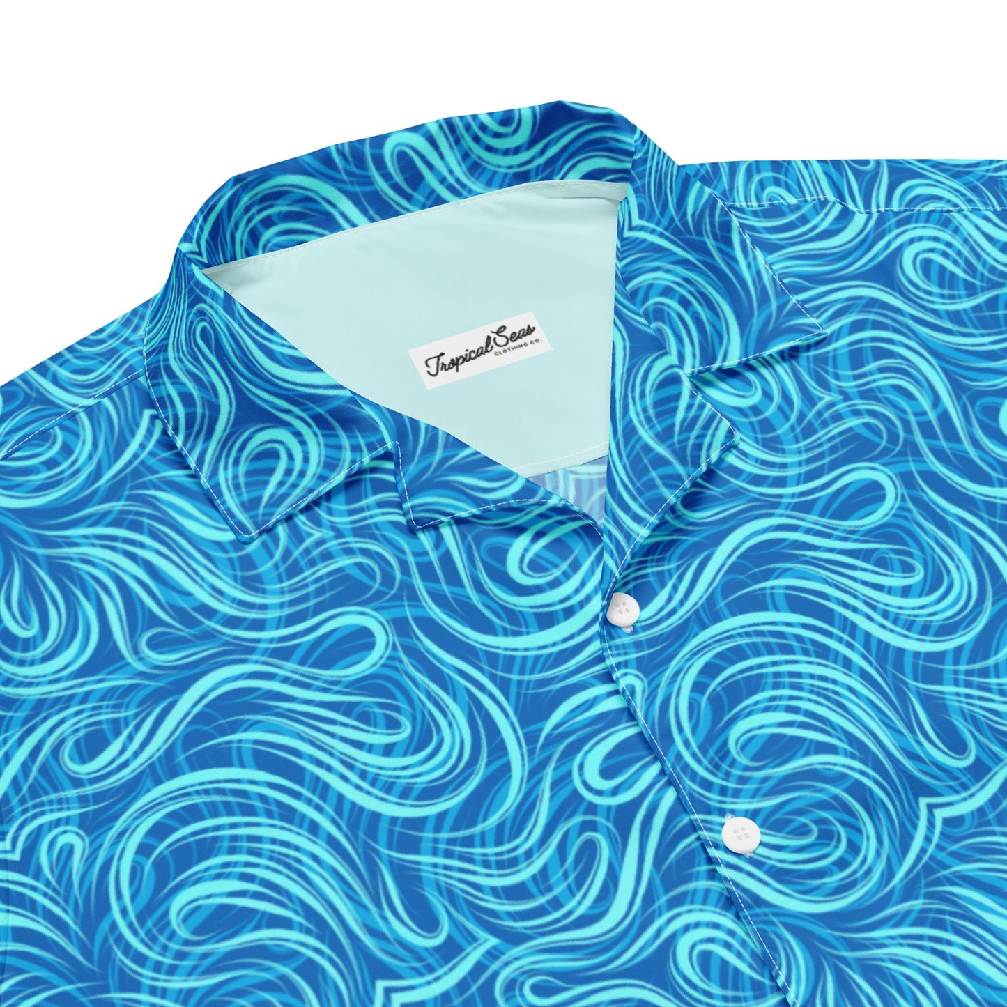 Tsunami Island Party Button Down Hawaiian Shirt