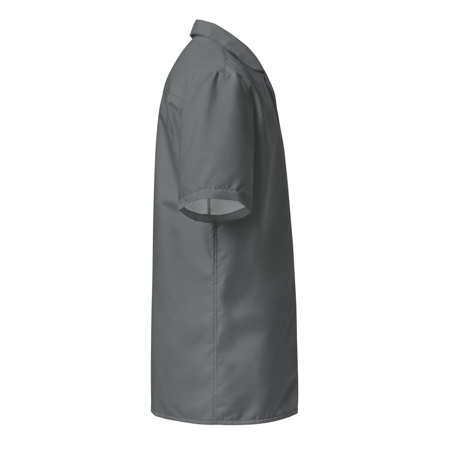 Labelless Shadow Grey Button Down Camp Shirt
