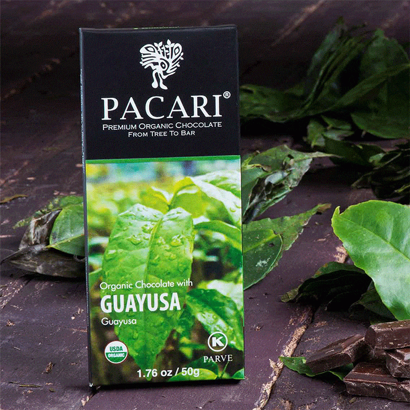 Amazonian Green Tea Guayusa Organic Chocolate Bar