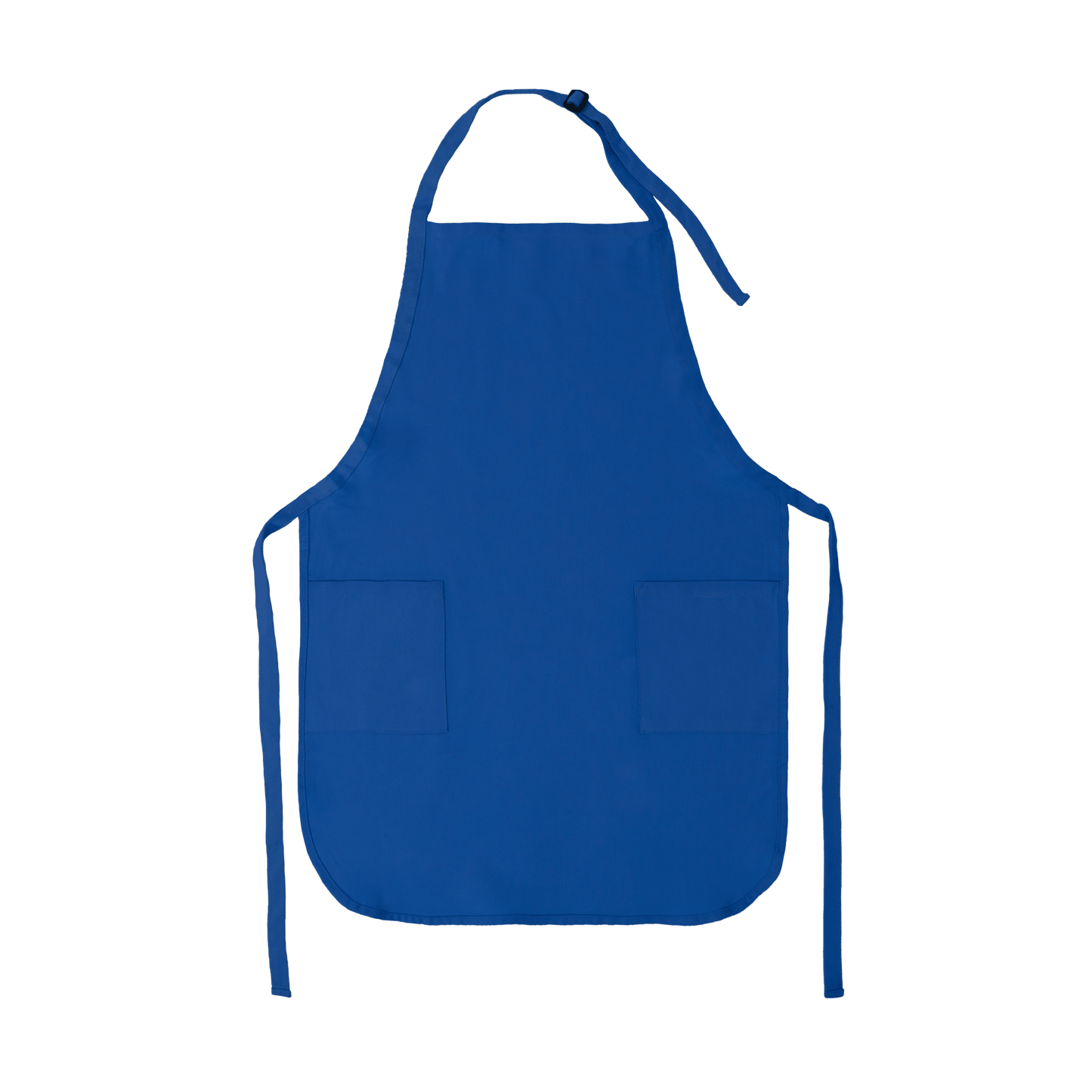 Apron with Patch Pockets Adjustable Neck Strap With Buckle