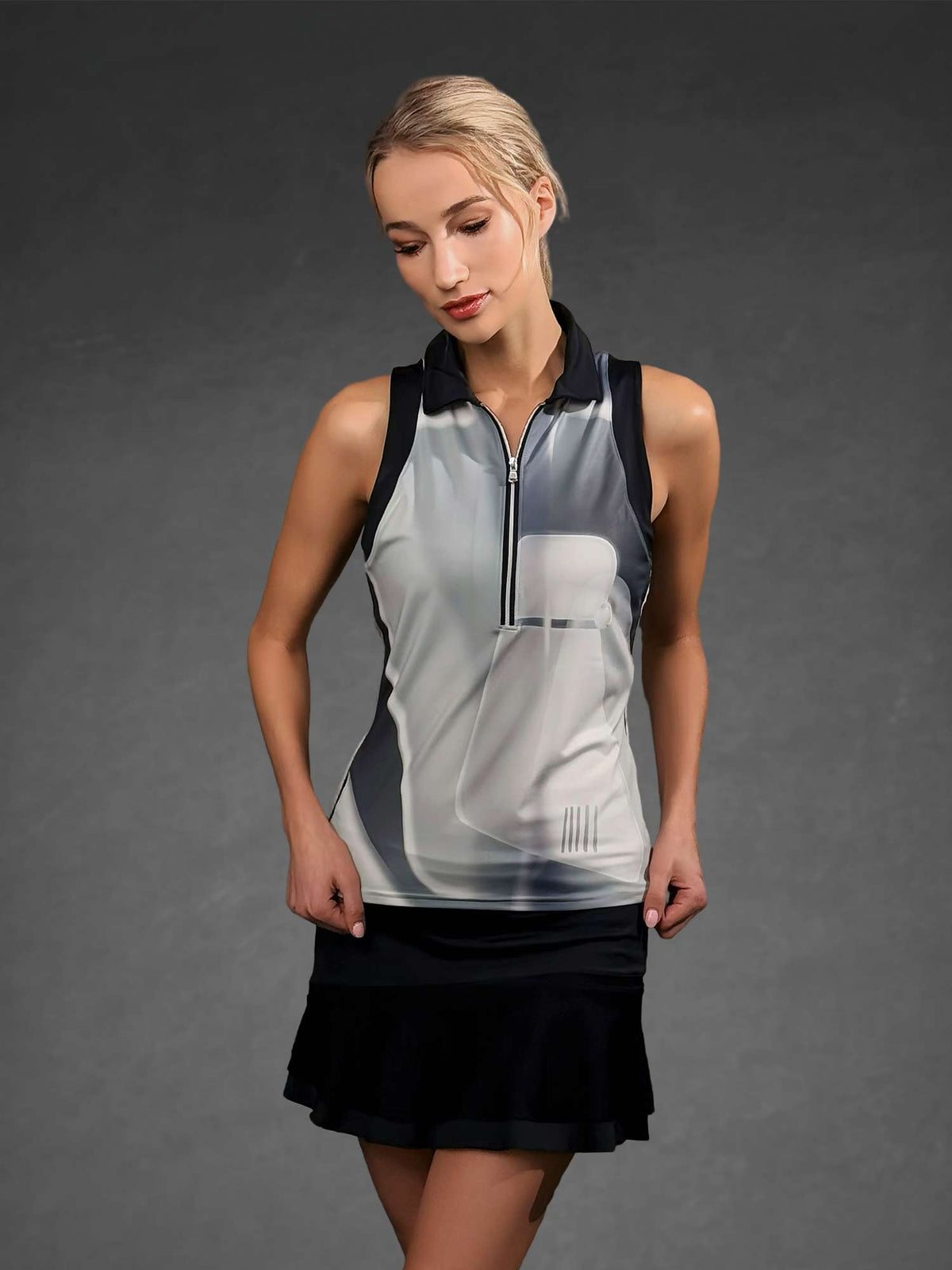Ava Sleeveless Women's Golf & Tennis Polo Top