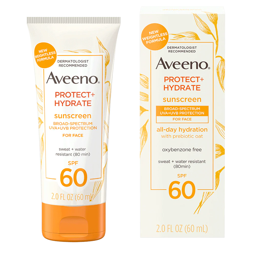 Aveeno Protect + Hydrate Sunscreen SPF60 60ml