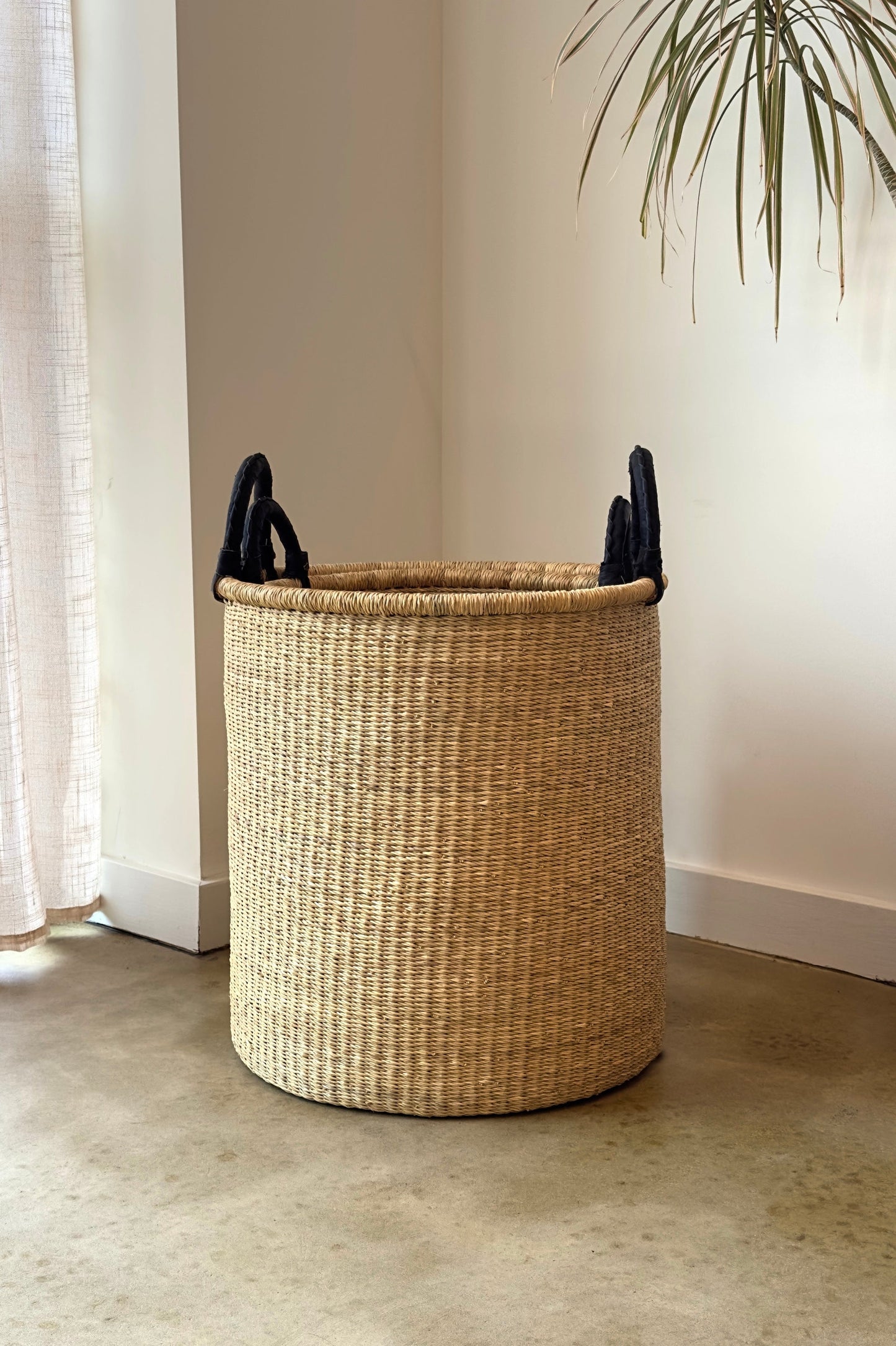 S/2 Handwoven Hamper - Natural