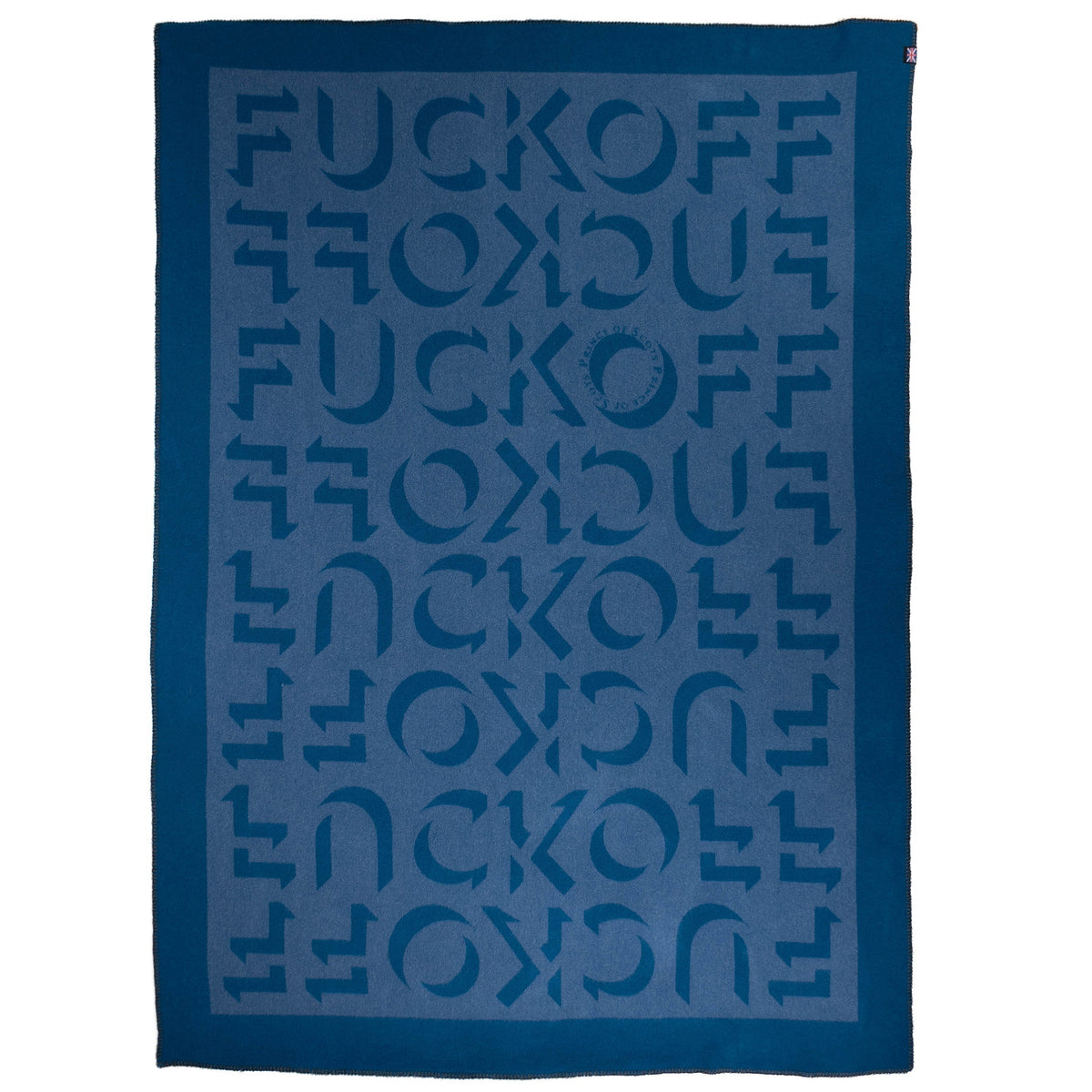 Prince of Scots Merino Wool Fleece Throw ~ Blue Expletive ~ - Osadia Concept Store