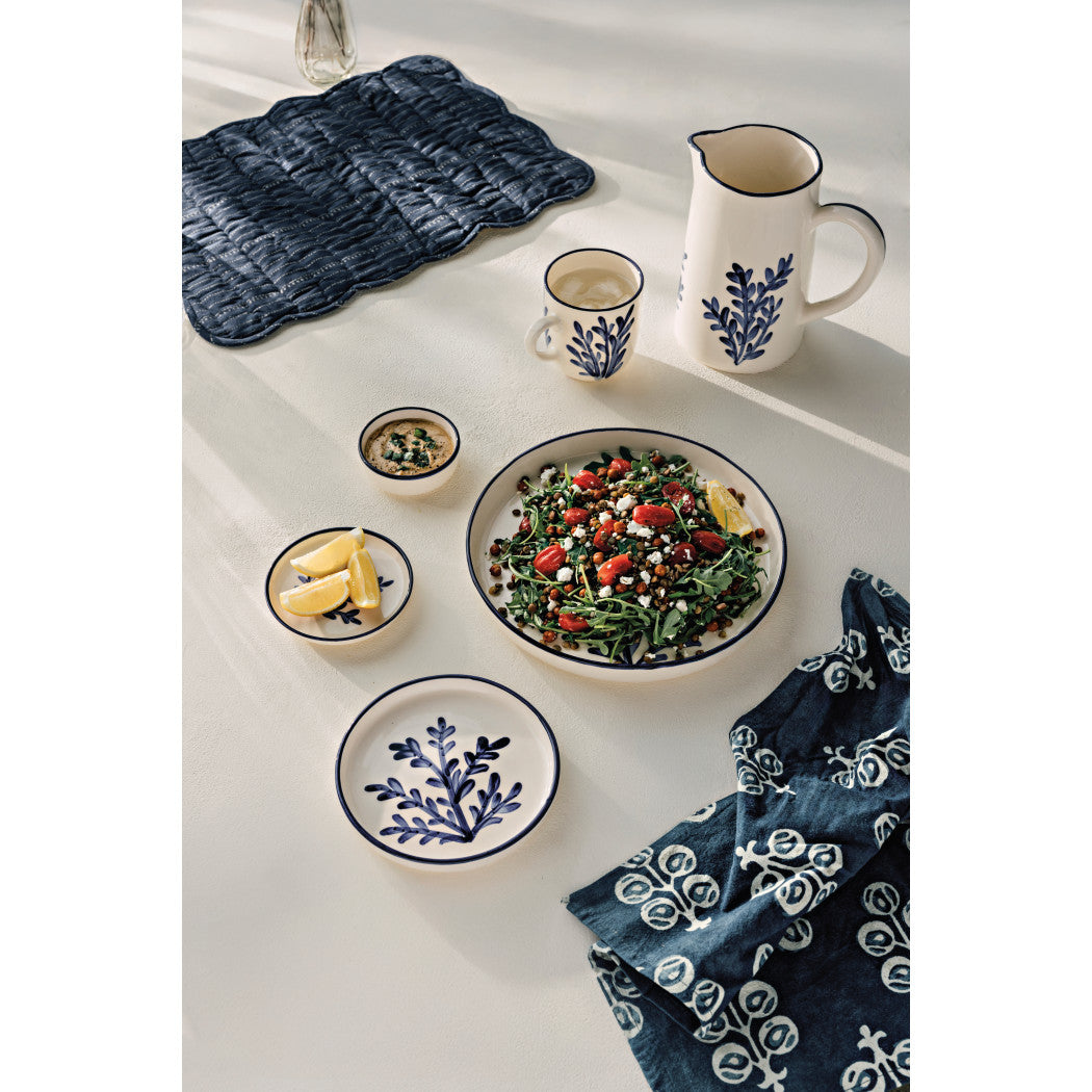 Set of 6 Floren Hand-painted Turkish Appetizer Plate 4.75 inch