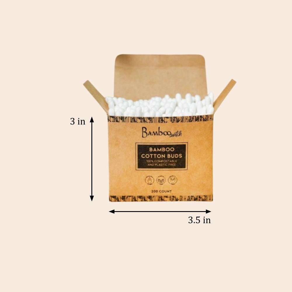 Bamboo Cotton Ear Buds 200 ct