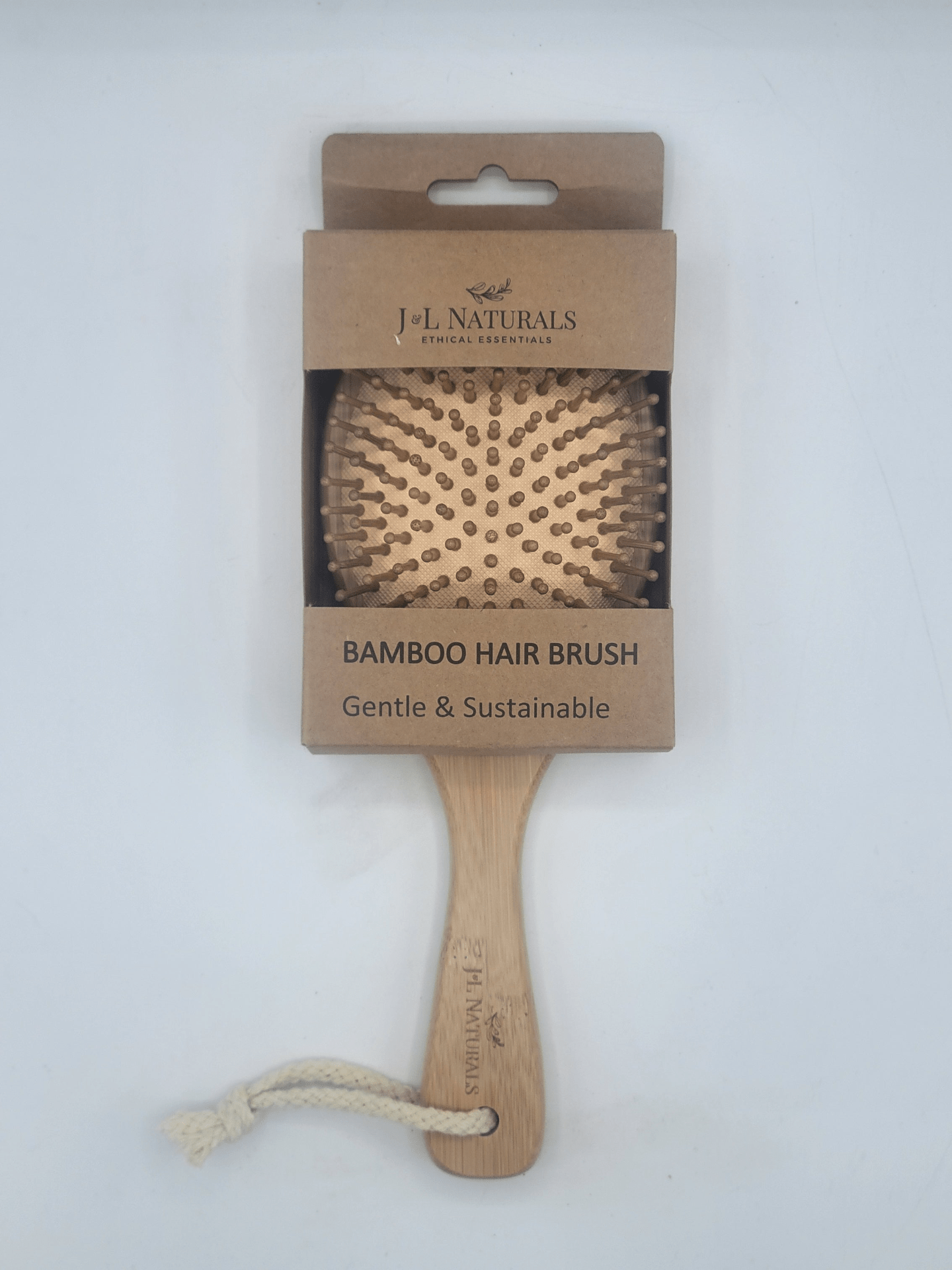Bamboo Hair Brush – Eco-Friendly & Gentle Detangling