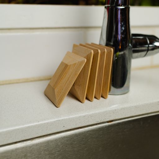 Bamboo Triangular Pot Scraper