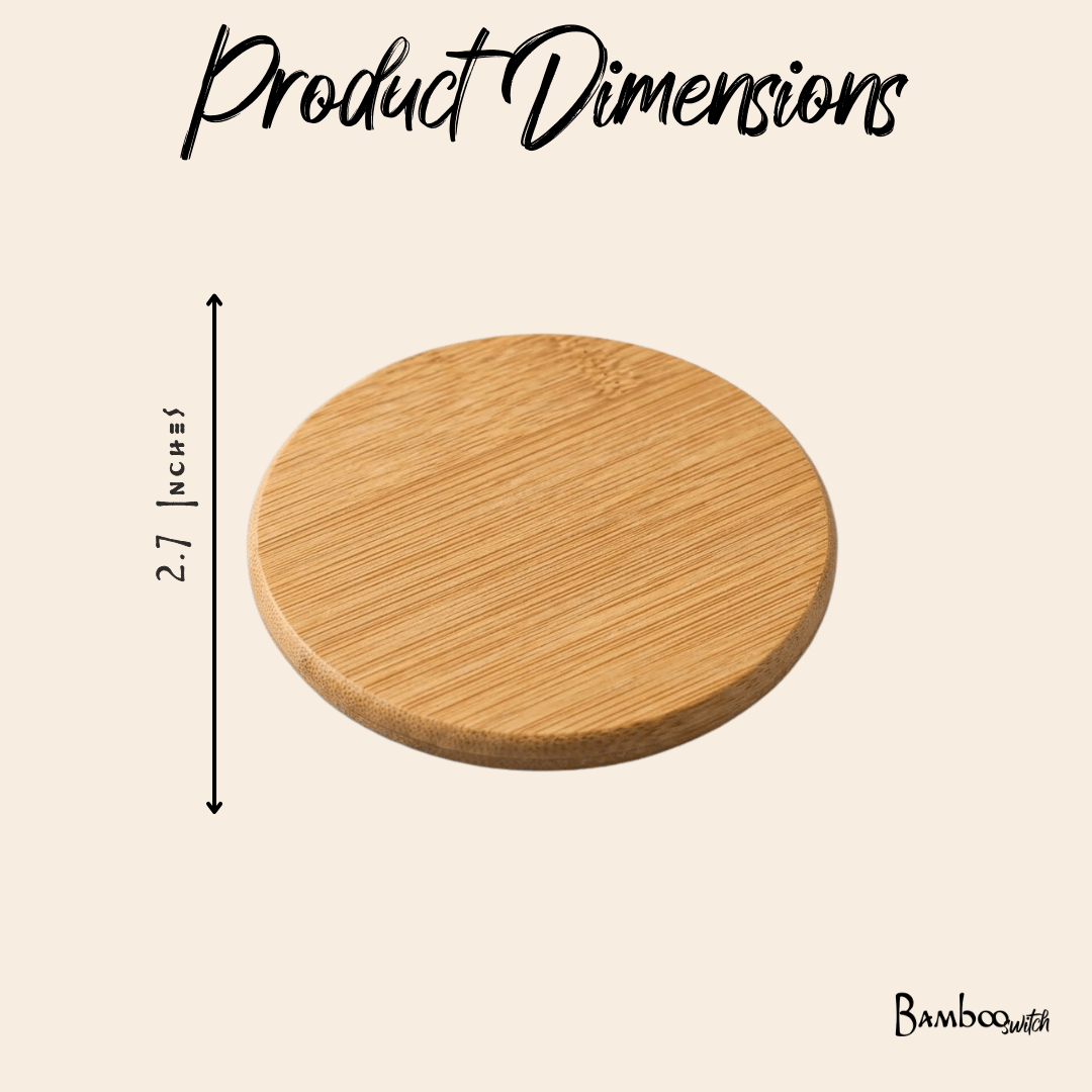 Bamboo Tea Coaster & Holder | 8pc
