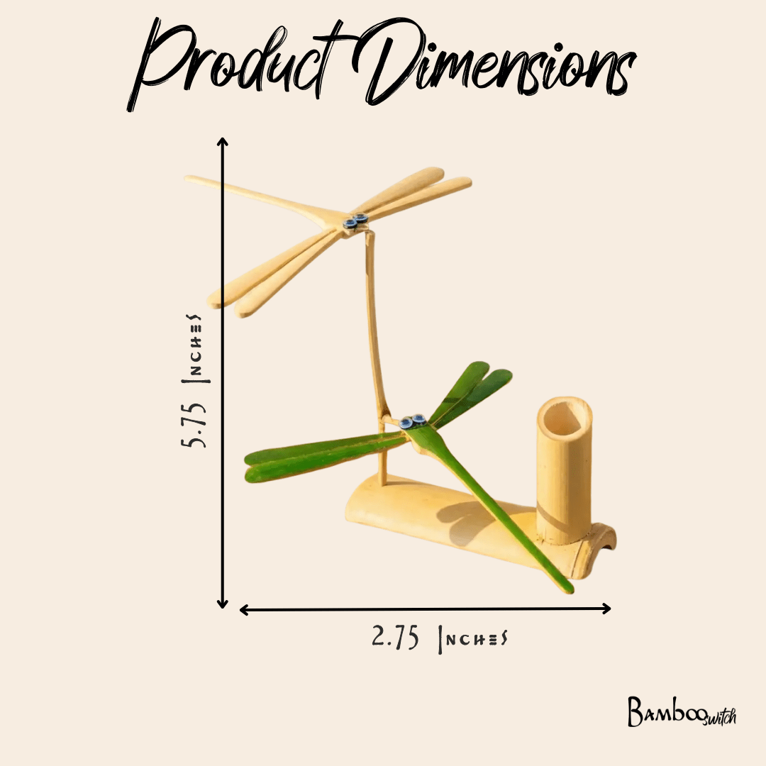 Bamboo Self Balancing Dragonflies