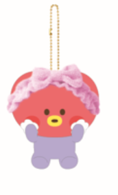 BTS x BT21 Minini Bath Time Plush Key Ring