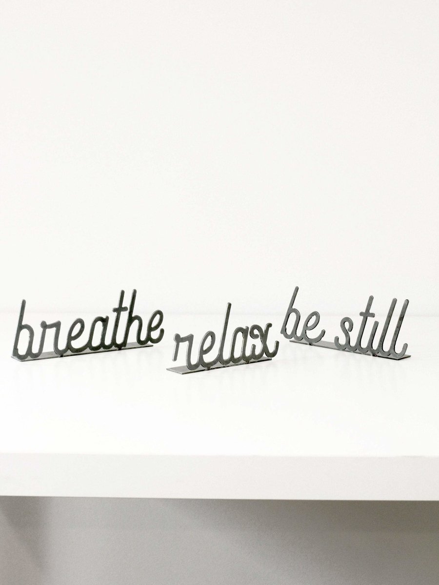 Be Still Word Sign - Osadia Concept Store