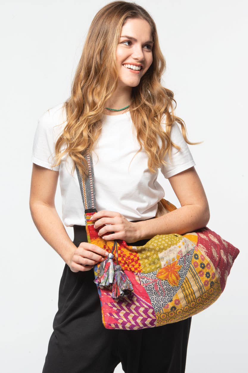 Sevya Handmade - Kantha Hobo Bags