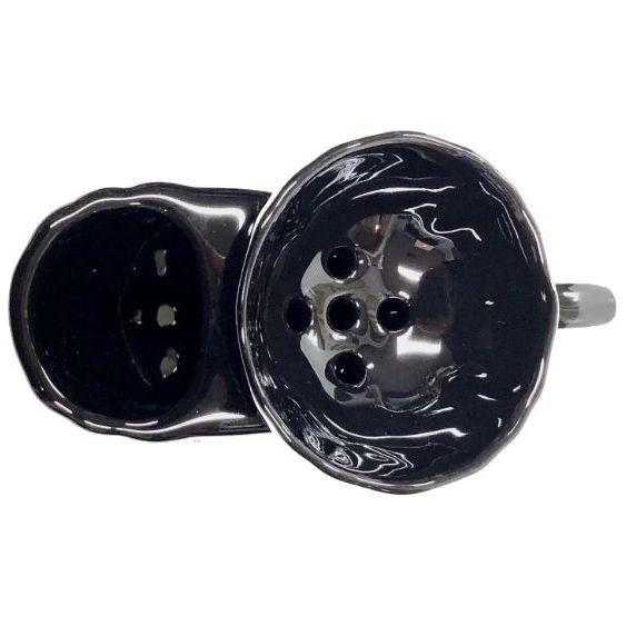 Simpsons Traditional Ceramic Black Shaving Mug