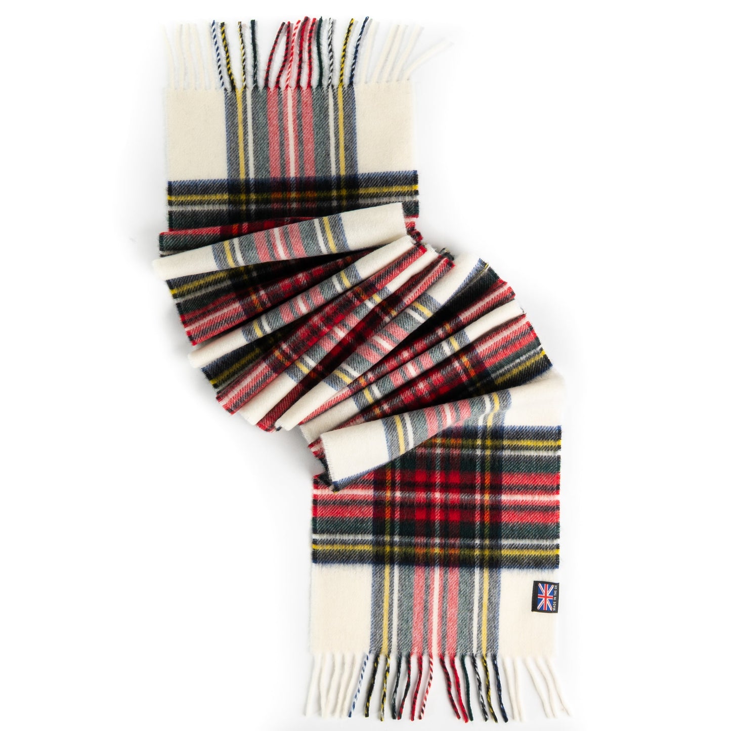 Merino Lambswool Tartan Scarf - Dress Stewart