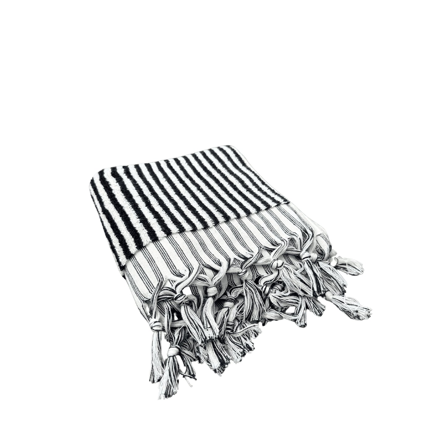 Striped Turkish Terry Hand Towel