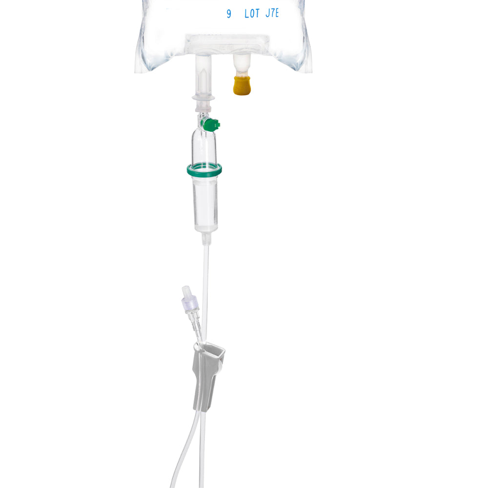 CARESAFE Secondary IV Set, 20 Drip/mL, 50/Case