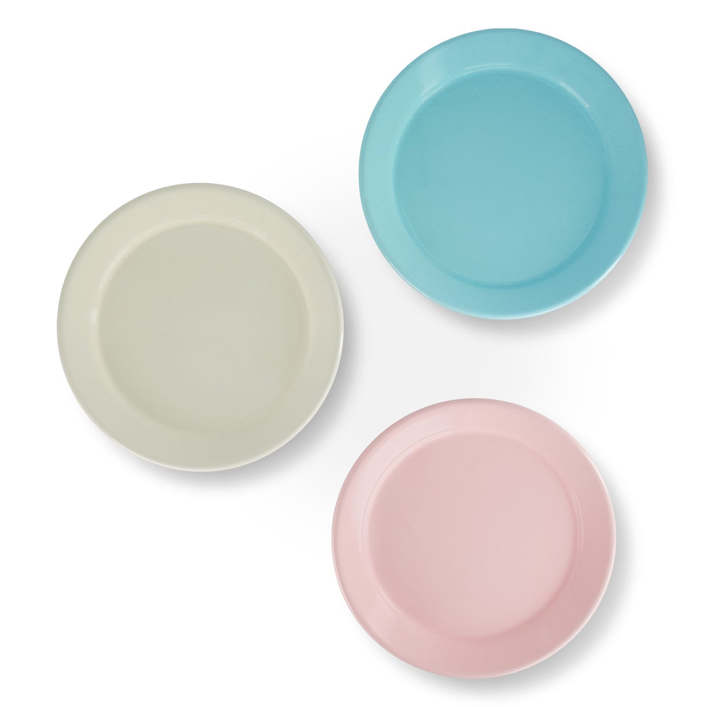 S/4 Enamel Dinner Plate - Two Tone
