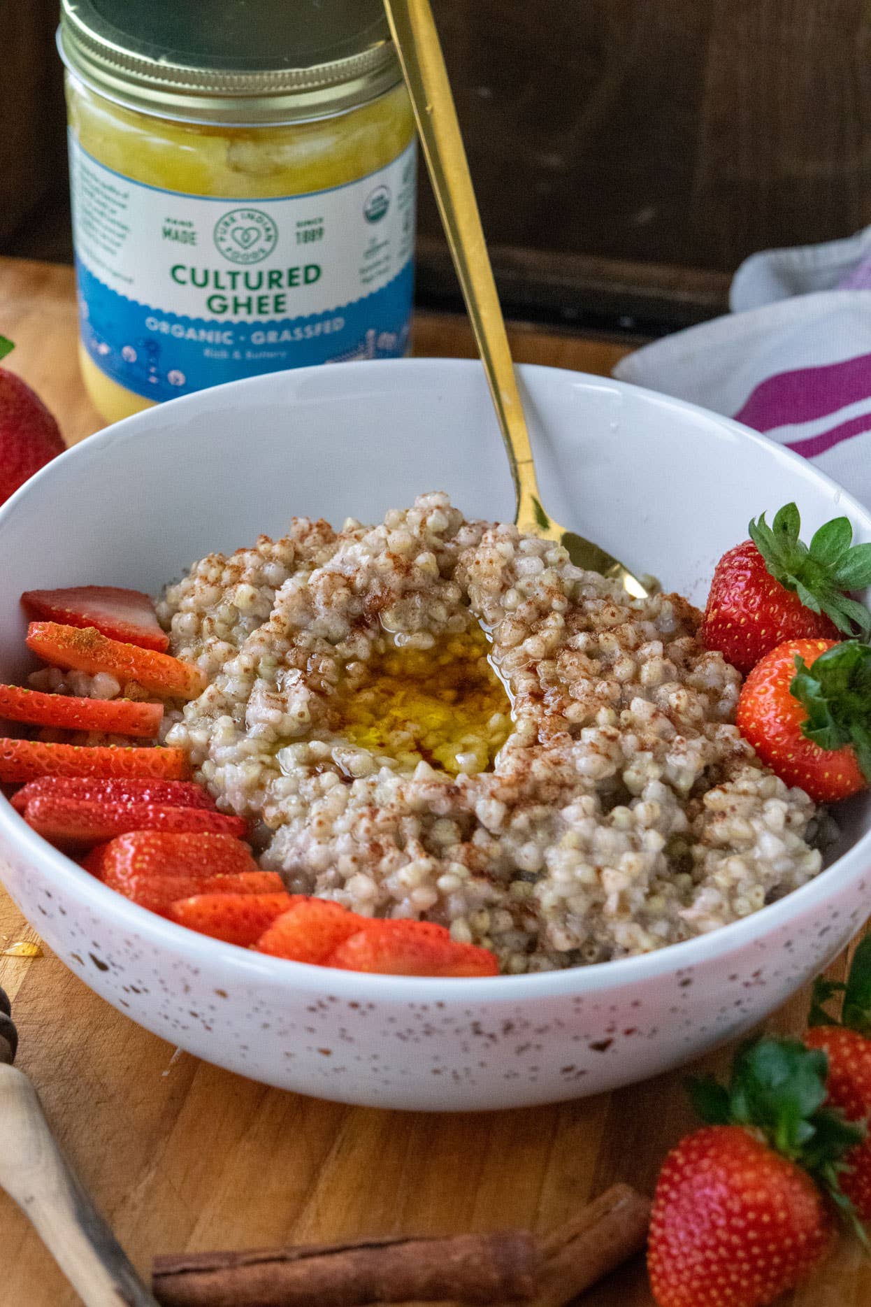 Cultured Ghee, Grassfed and Certified Organic