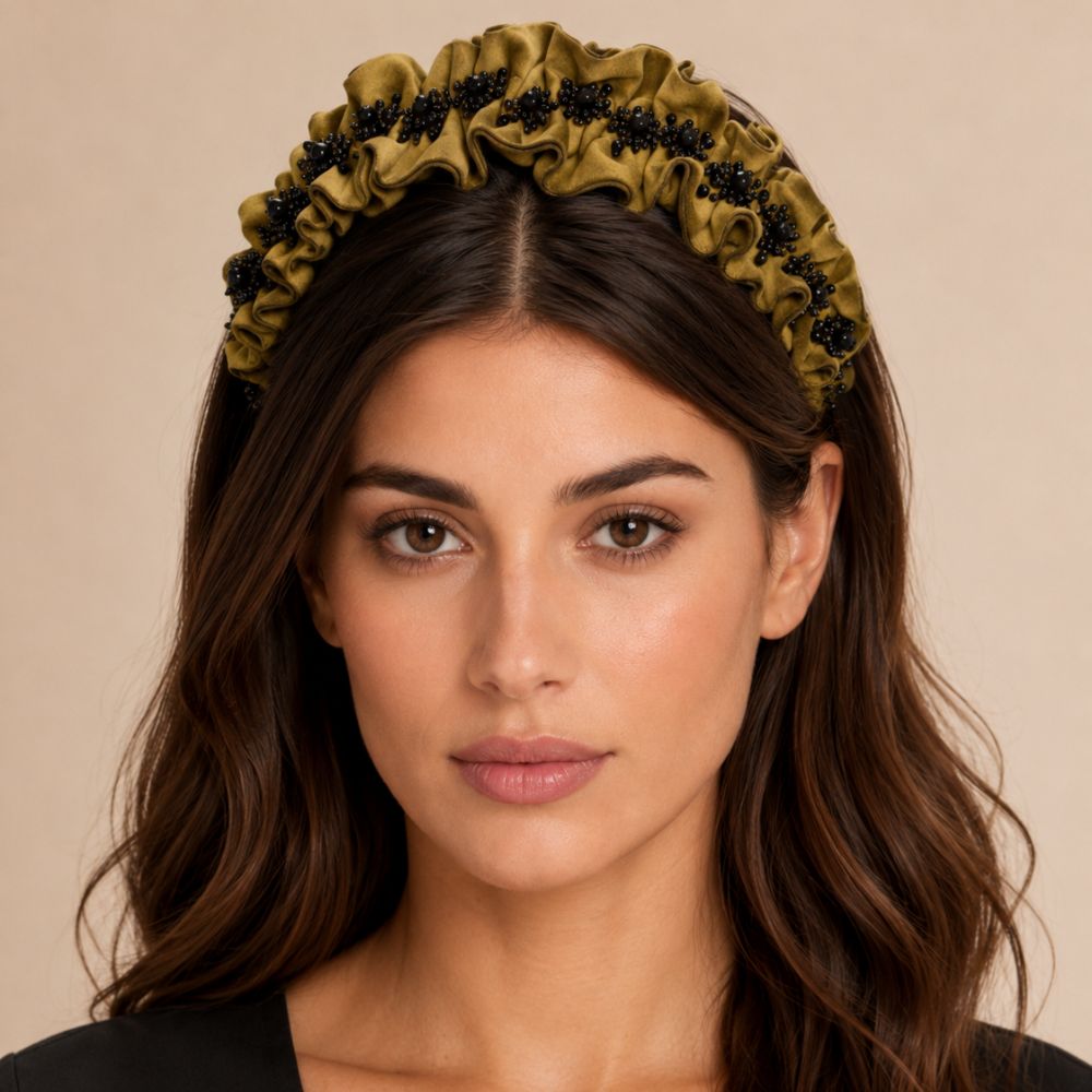 Black Roses Headband
