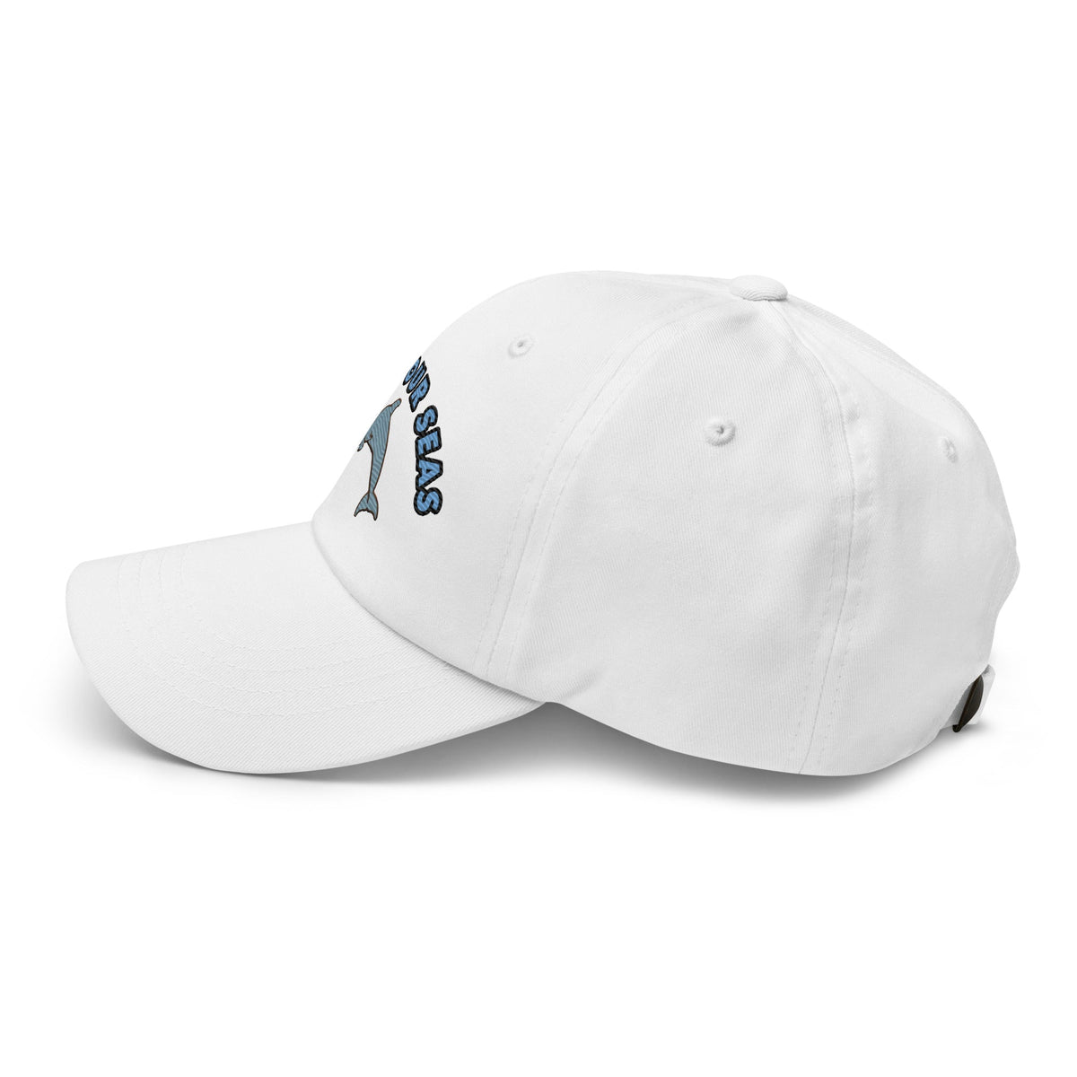 Save Our Seas Dolphin Dad hat: Pulls 4 pounds of ocean plastic!