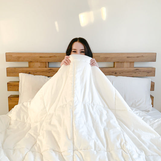 Vegan Friendly Kapok Duvet Insert | in Organic Cotton Casing