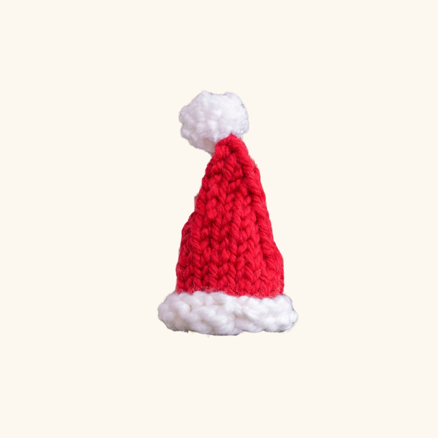Knitted Santa Hat Christmas Tree Toppers