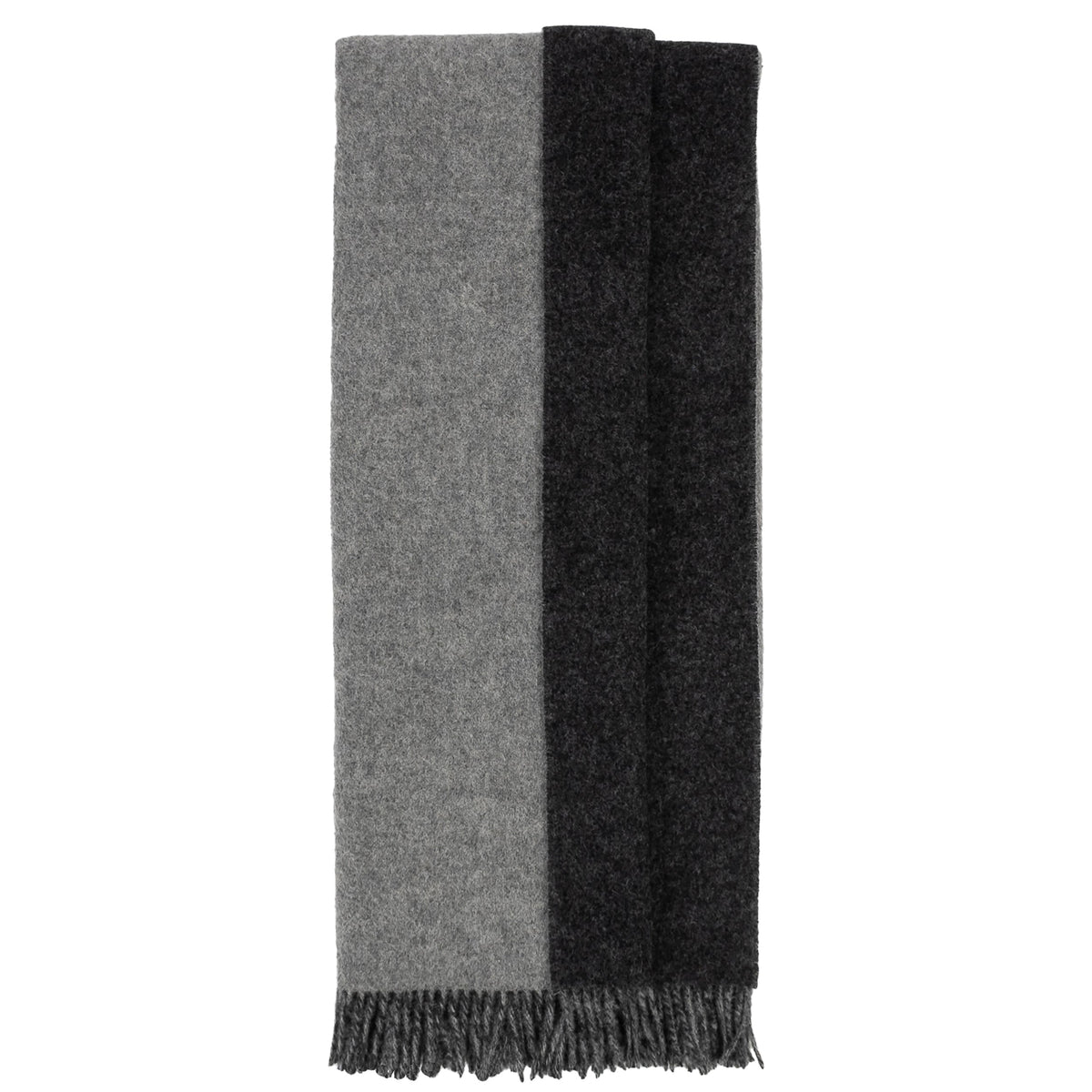 Highland Tweeds Reversible Double Cloth Throw (Silver/Grey)