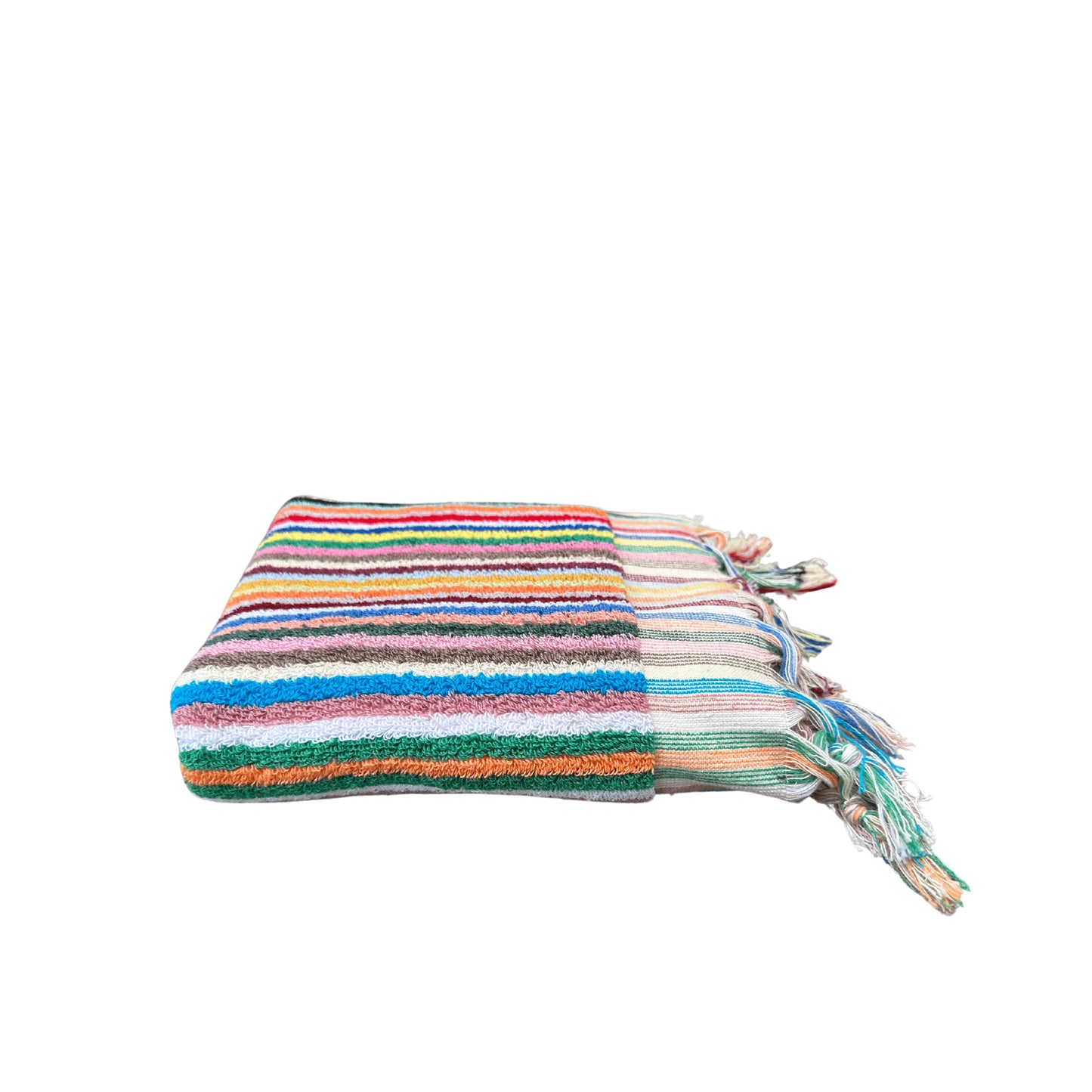 Striped Turkish Terry Hand Towel