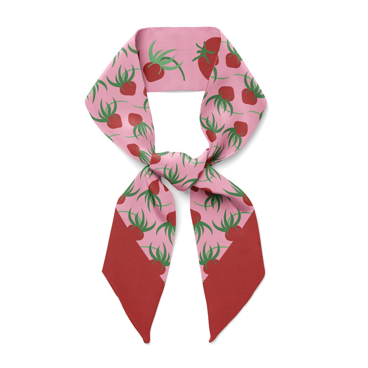 Tomatoes Twilly Ribbon Scarf