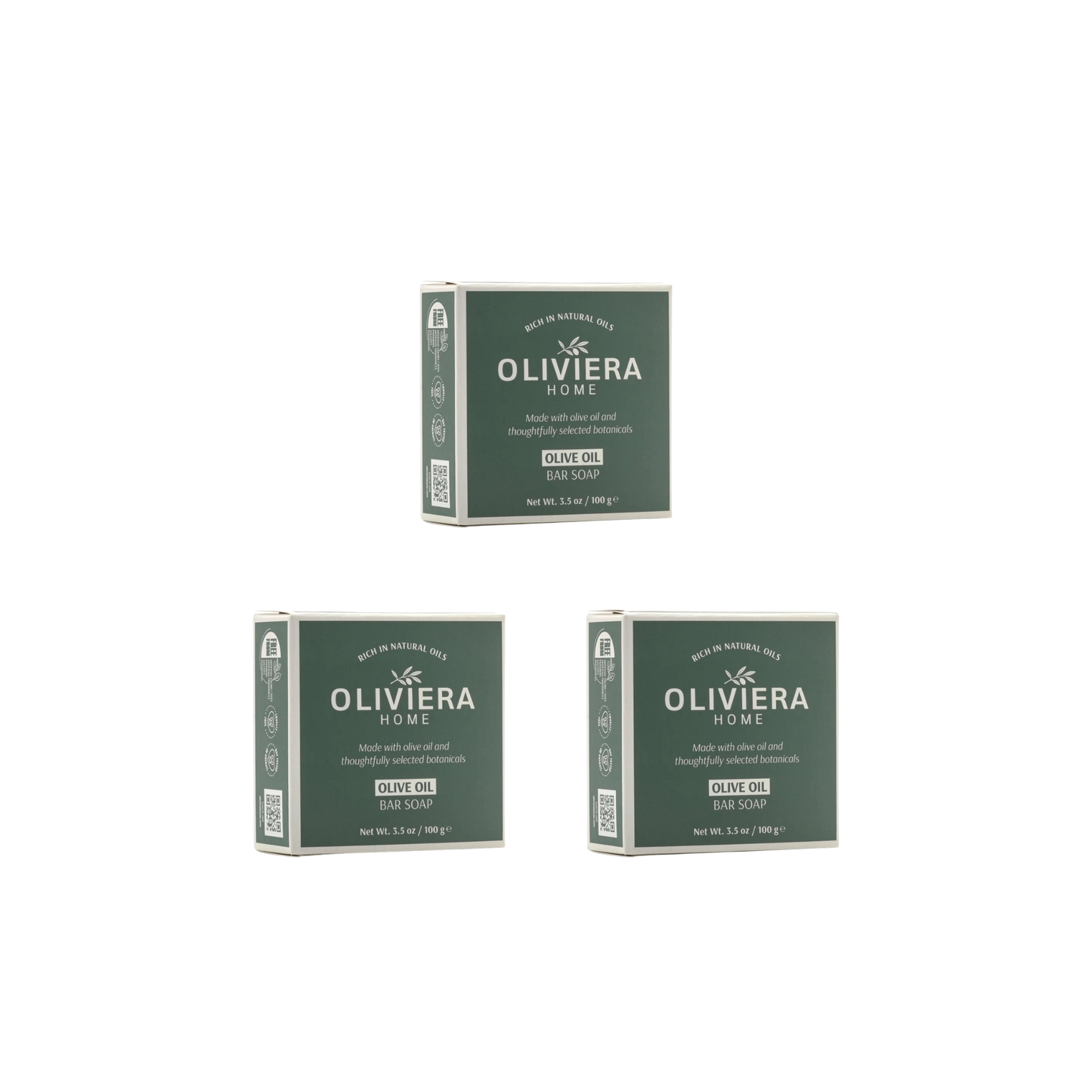 Olive Oil Bar Soap Trio