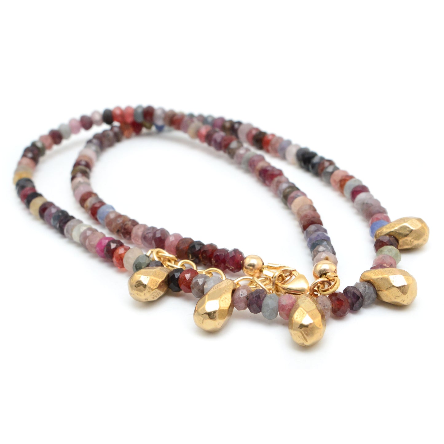Spinel Teardrops Necklace
