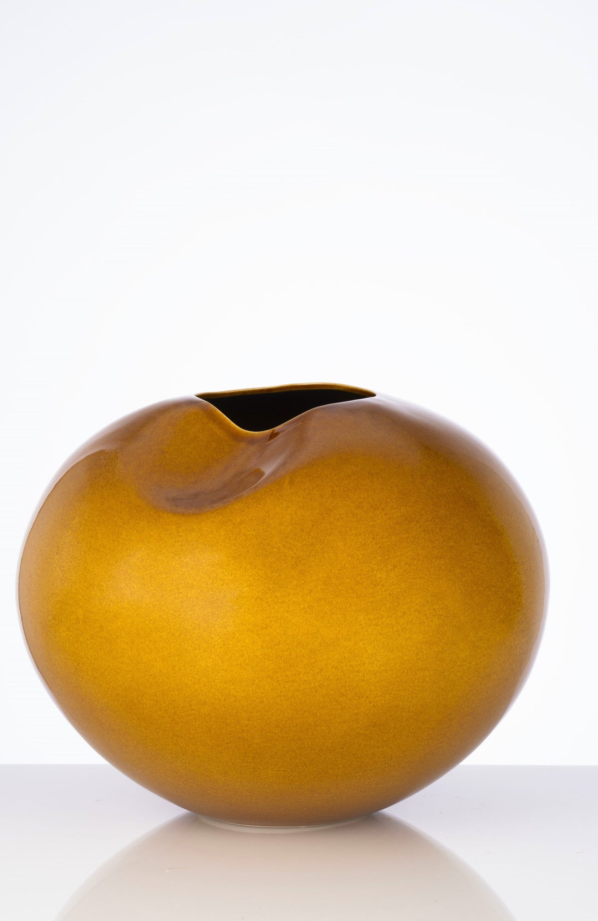 Milan Honey Sculptural Vase