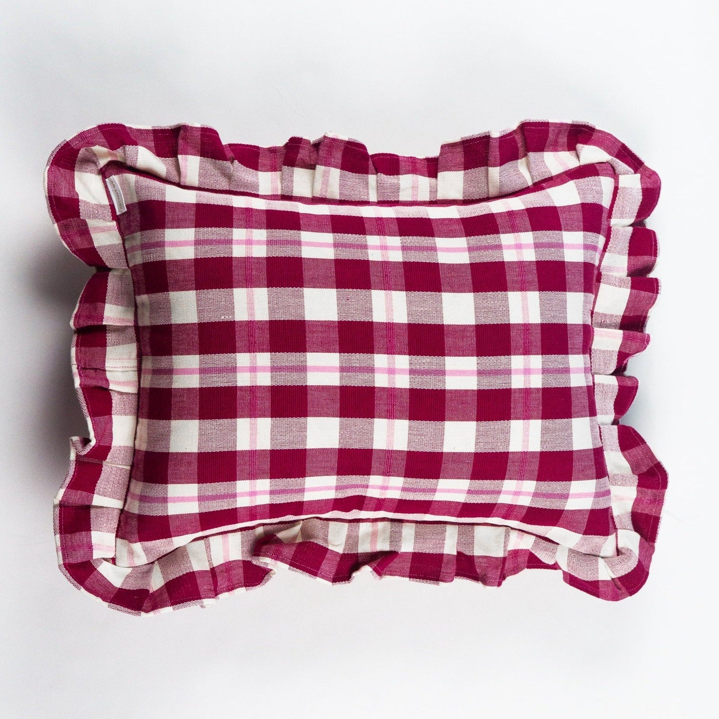 Archive NY Abigaill Plaid Ruffle Pillow
